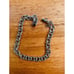 VTG Elco Charm Bracelet Double Loop Link Chain 925 Sterling Silver Jewelry 7.5