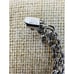 VTG Elco Charm Bracelet Double Loop Link Chain 925 Sterling Silver Jewelry 7.5