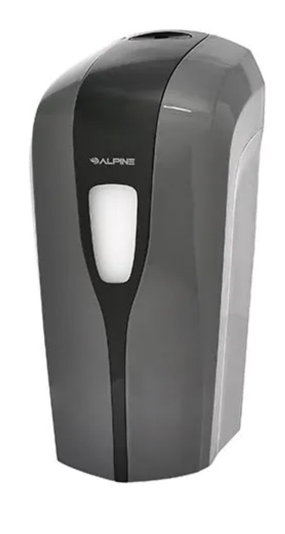 Alpine Industries 428-L-GRY 34Oz Plastic Automatic Aspen Soap Dispenser Gray