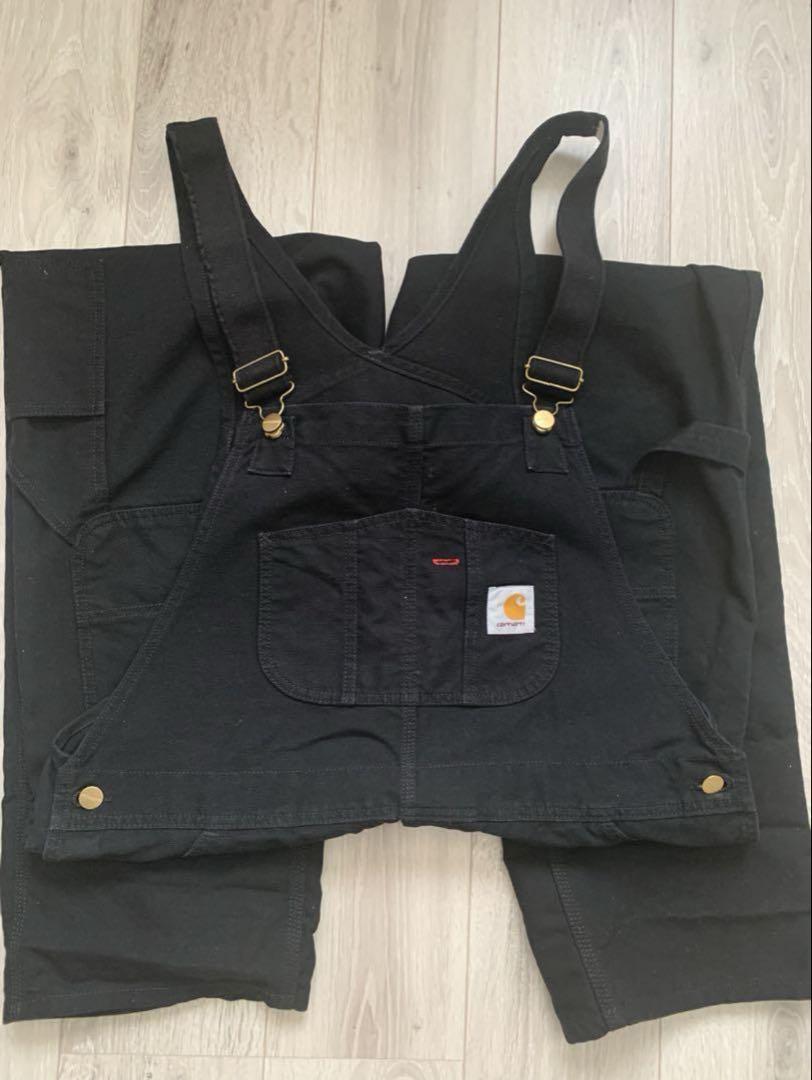 Carhartt WIP Women's Bib Overall Straight | Black – Page