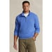 Polo Ralph Lauren Mens Blue Quarter Zip Sweater Long Sleeve Cotton Size M NWT