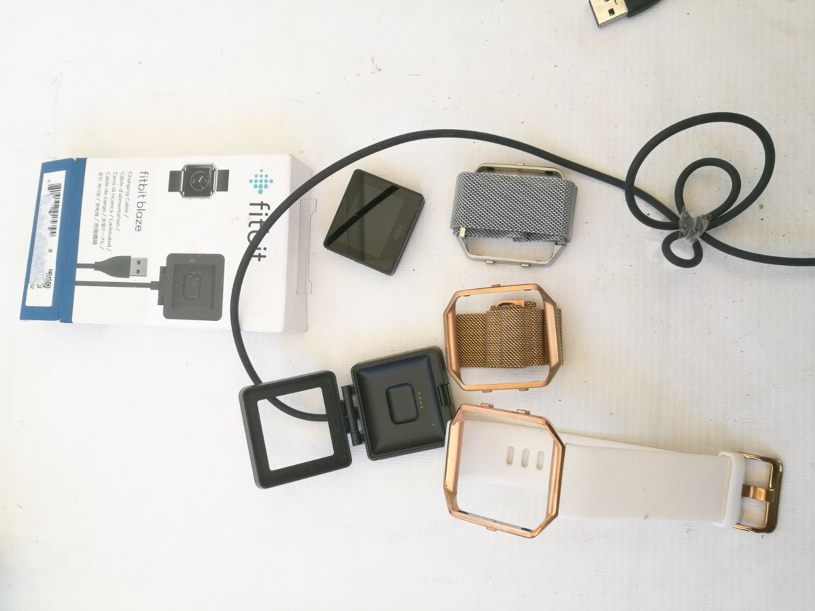 Fitbit blaze, charger, bands