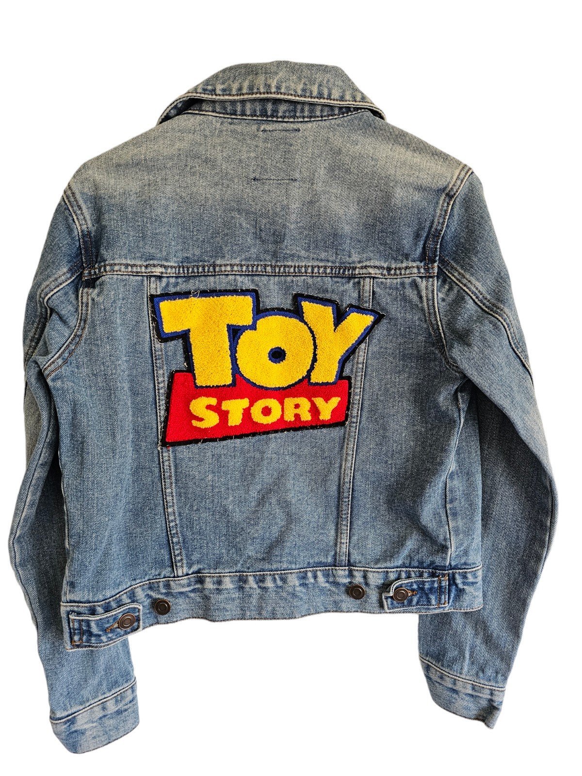 DISNEY Toy Story Woody Jean Jacket Size Small