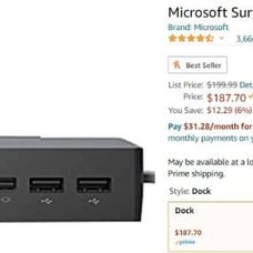 Microsoft Surface Book 2 Dock (gen 1)