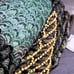 John Derian - 16 x15 Beaded Turkey Novelty Plush Pillow Exclusive 2024
