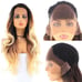 Wowfactor ombre 3color freepart lace wig