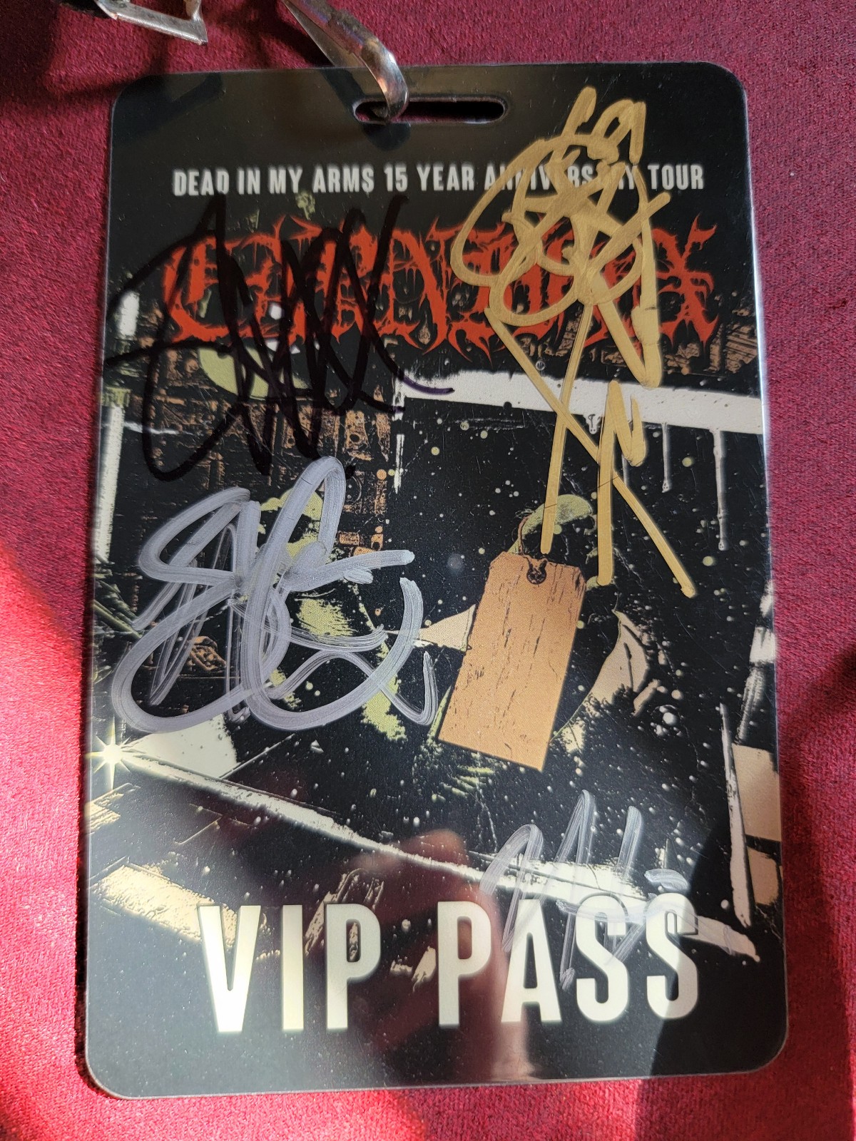 Carnifex Signed Vip Laminate