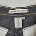 NWT Paco Jeans Men's Shorts Jet Black Cargo Dead Stock Size 36 Y2K
