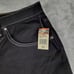 NWT Paco Jeans Men's Shorts Jet Black Cargo Dead Stock Size 36 Y2K