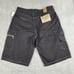 NWT Paco Jeans Men's Shorts Jet Black Cargo Dead Stock Size 36 Y2K