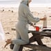 L*Space Gray Venice Beach Hoodie Sz XS/S