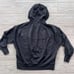 Lululemon Womens Black Speckled Pima Cotton Long Sleeve Pullover Hoodie Size 4
