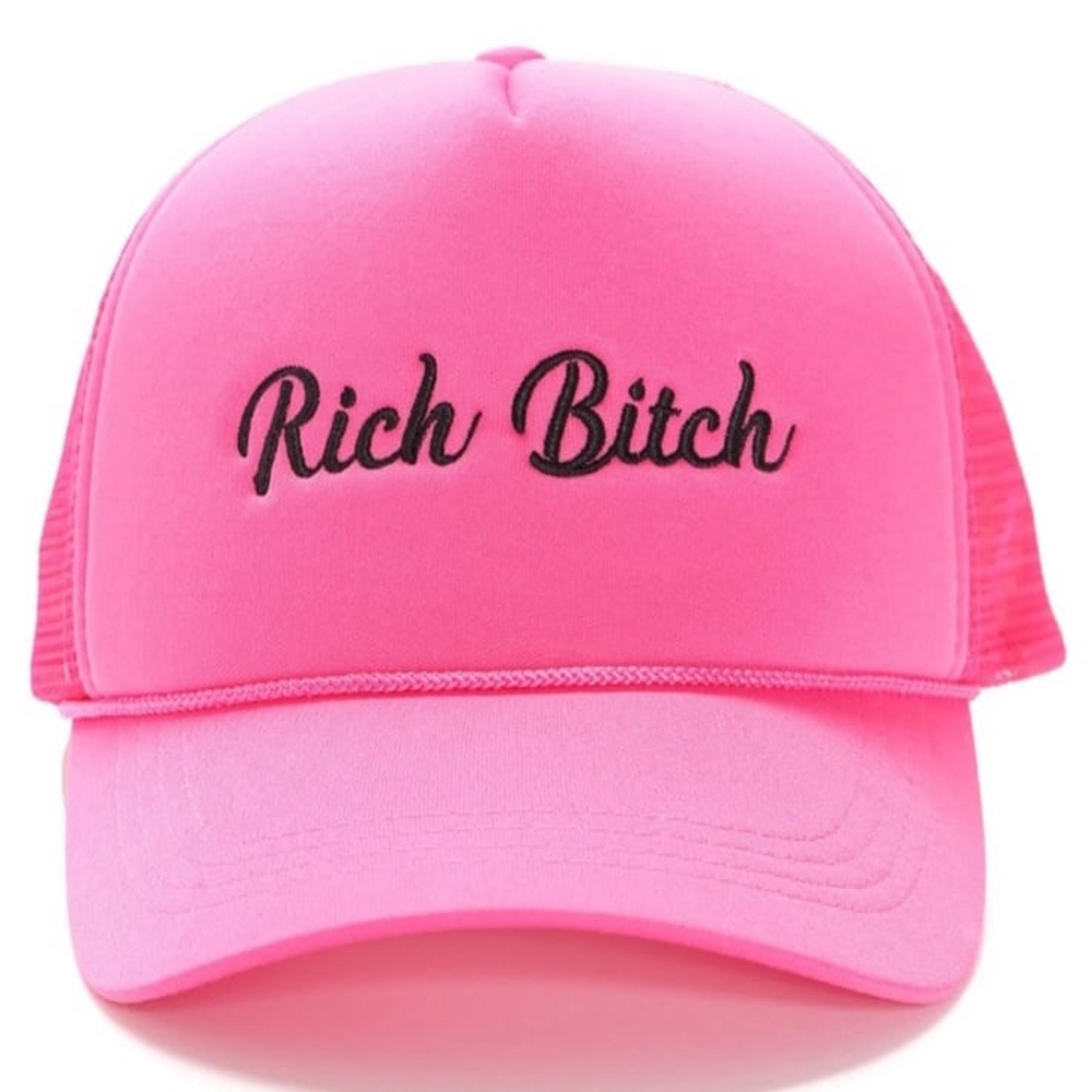 Fashion Nova Pink Rich B&@$! Hat