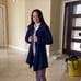 Blue Guess Brand Car Coat