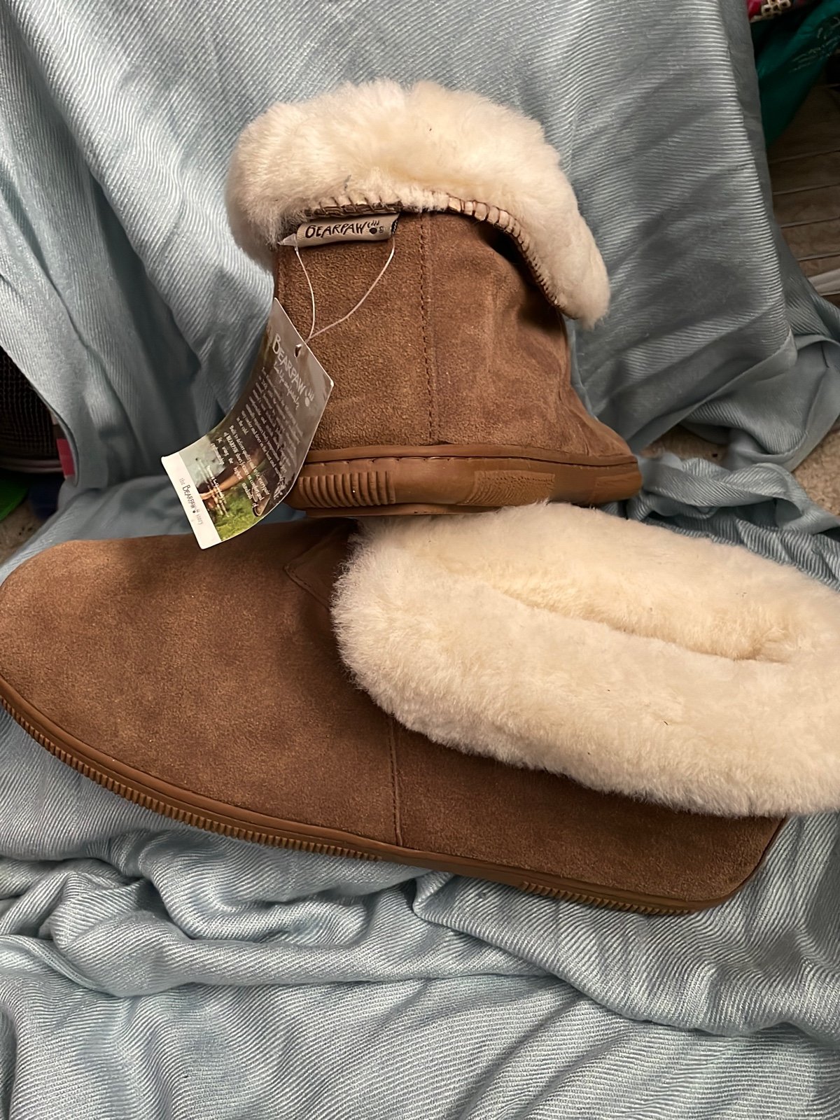 bearpaw sheepskin slippers
