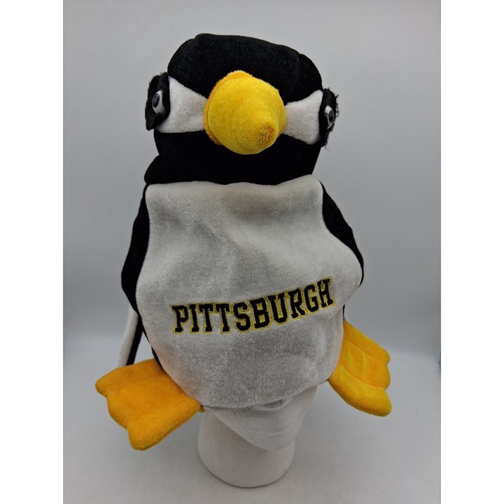 Pittsburgh Penguin Vintage Plush Hat One Size Adult Unique