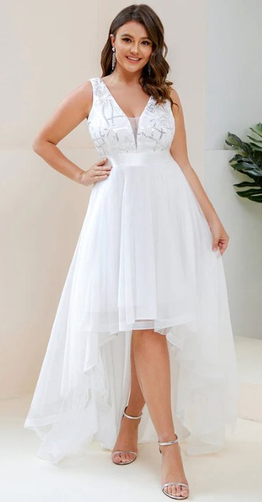 Beautiful White Dress (Wedding, Prom, Special Event)