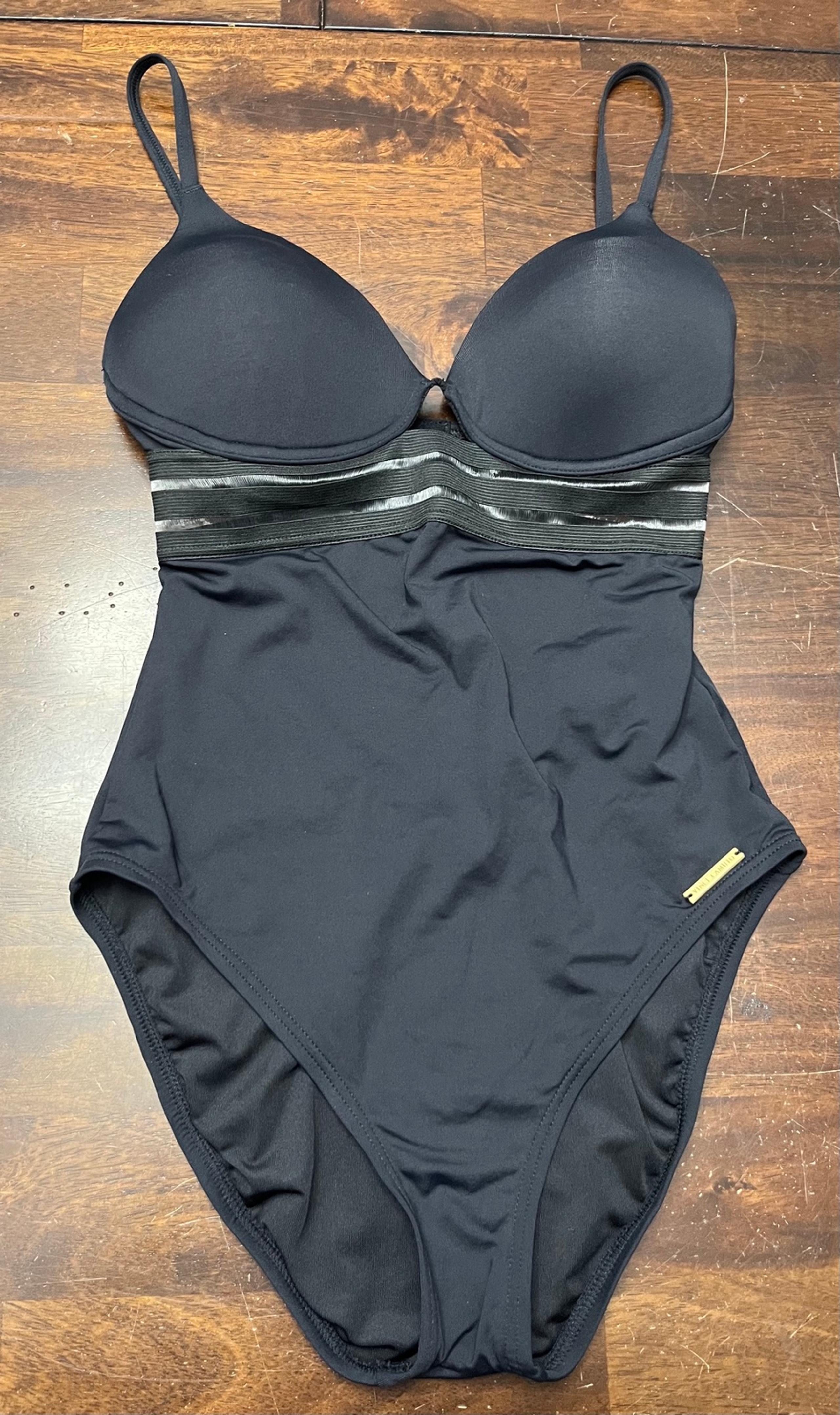 Vince Camuto Swim Black One Piece Swim Suit Women’s Size 10