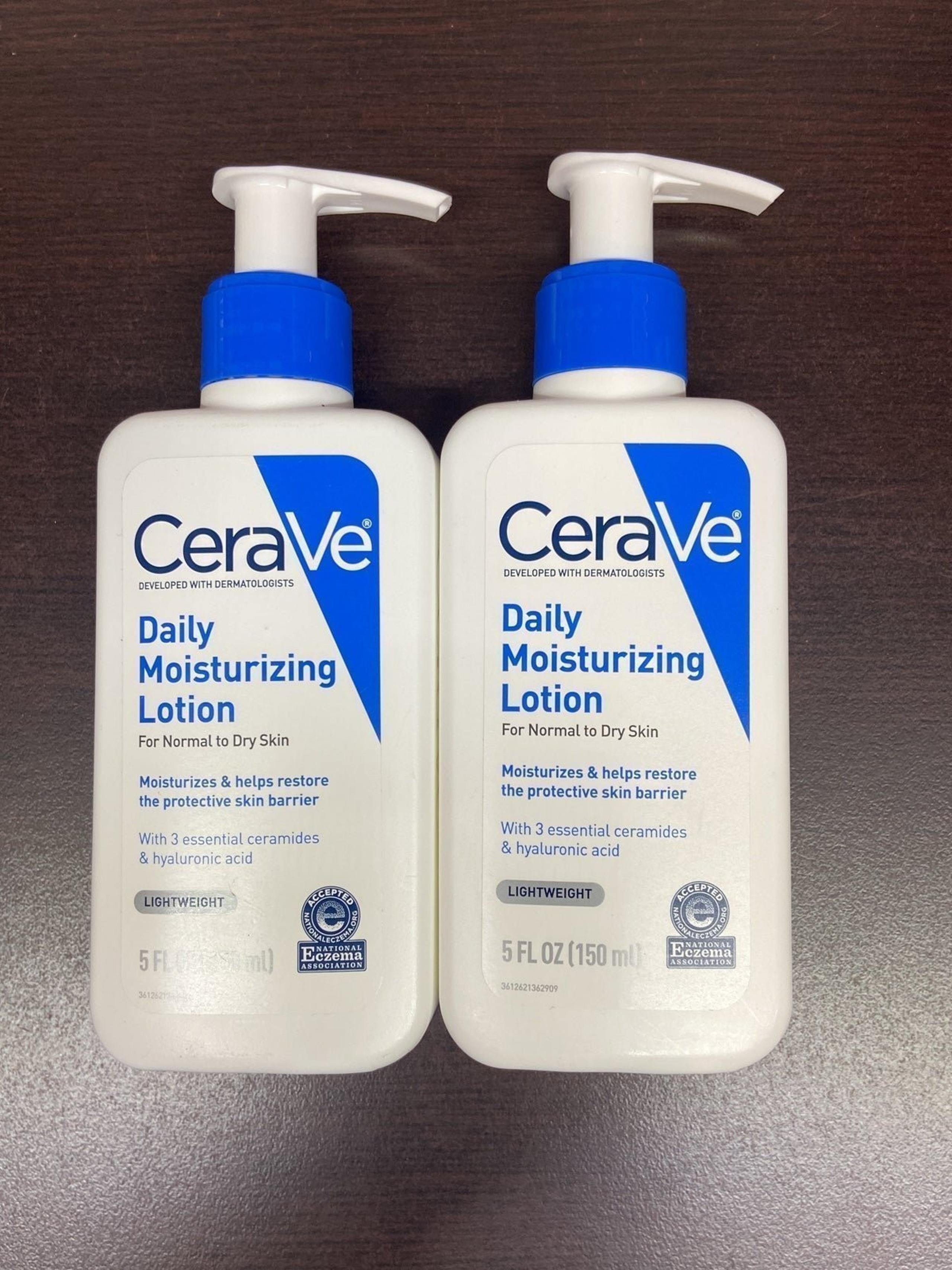 (2) CeraVe Daily Moisturizing Lotions