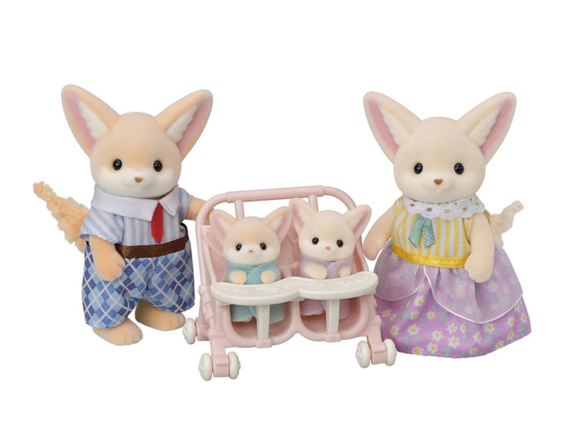 Calico Critters Fennec Fox Family