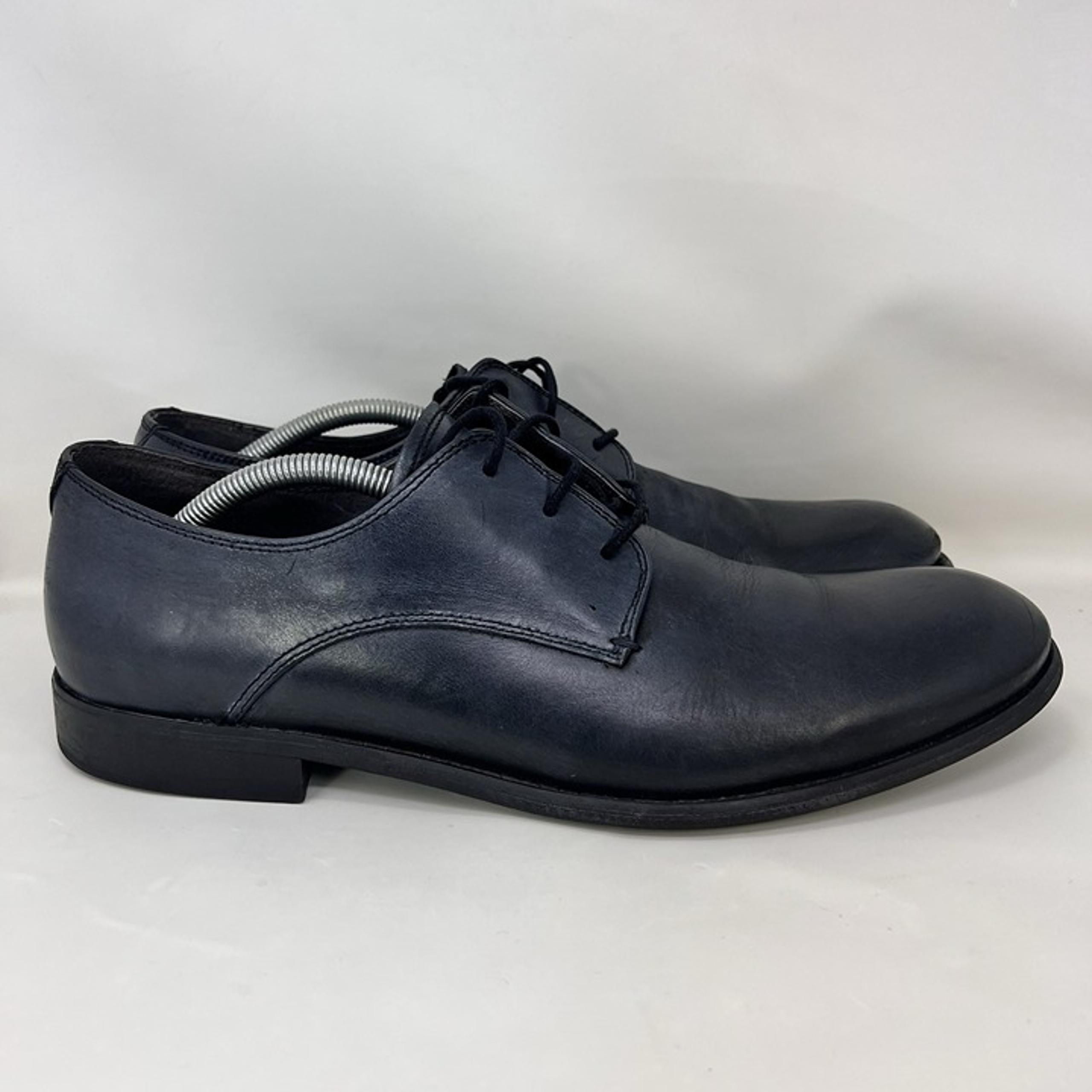 John Varvatos USA Leather Derby Dress Shoes Blue Men's Size 11 M