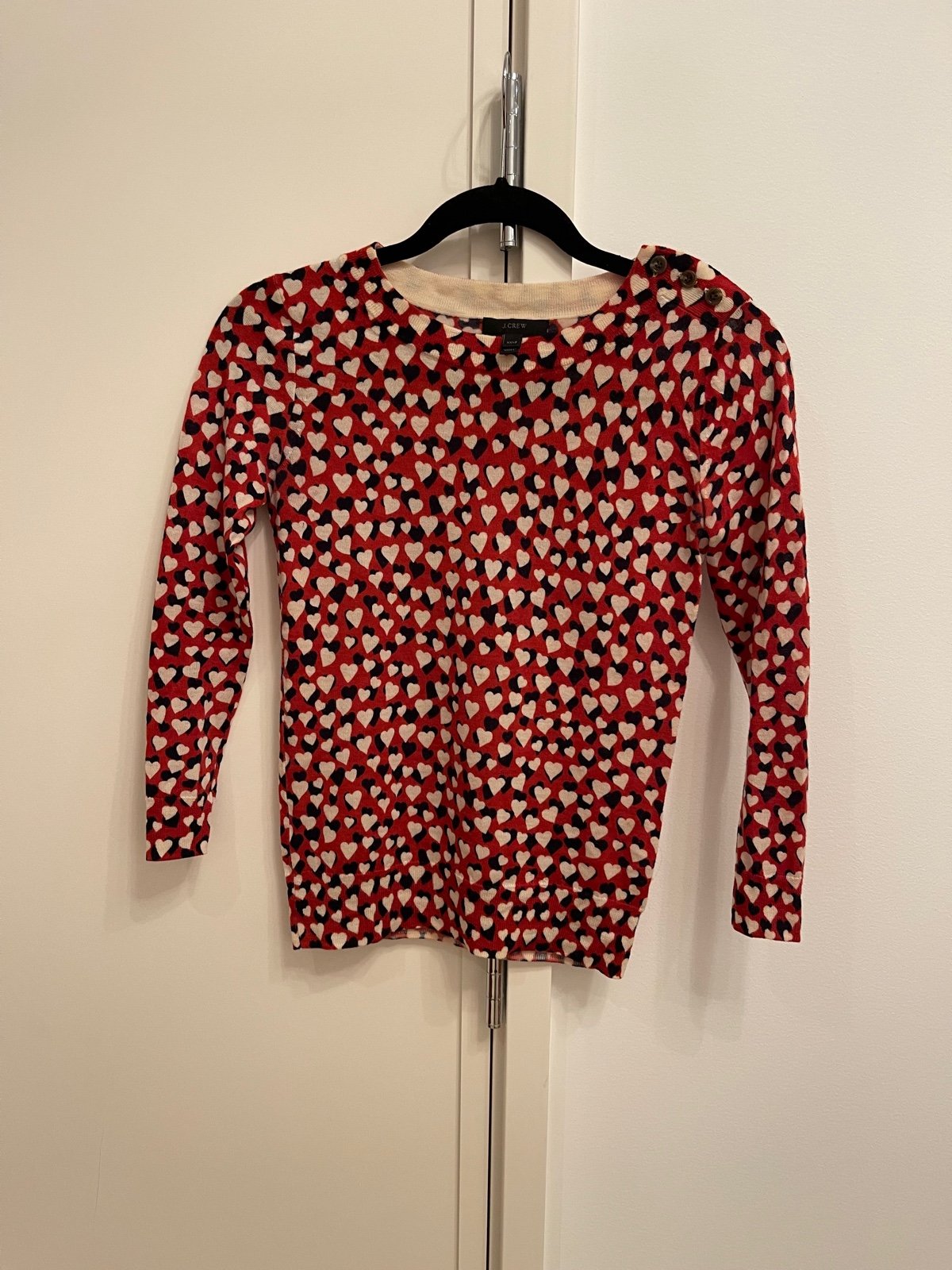 J. Crew Tippi Heart sweater XXXS