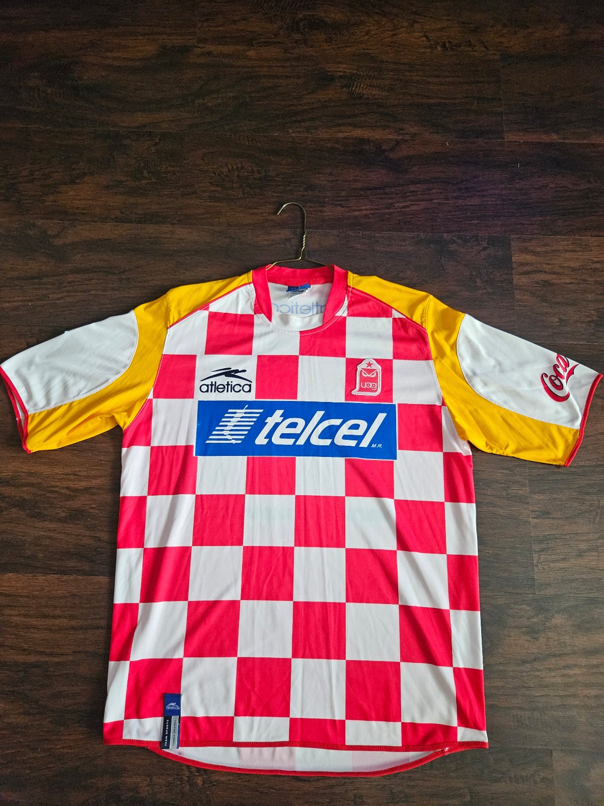 TECOS FC MEXICO 2000 2001 HOME FOOTBALL SHIRT JERSEY CAMISETA ATLETICA