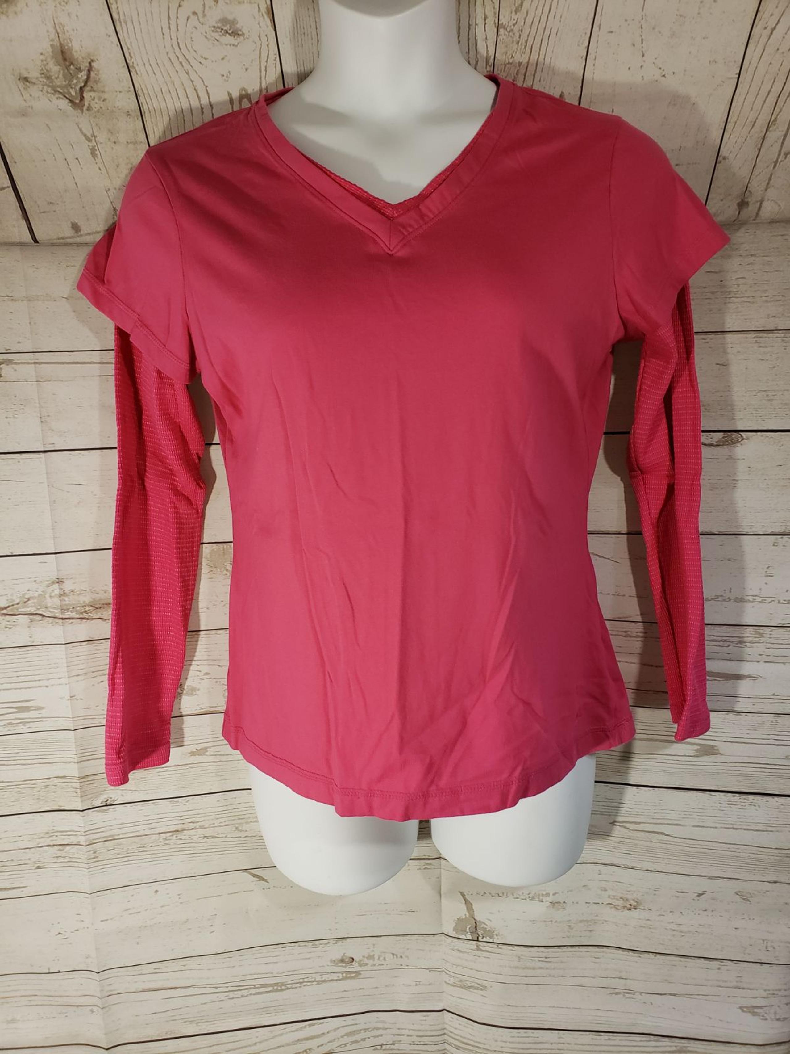 Danskin Now Sz XL Pink Long Sleeve Top