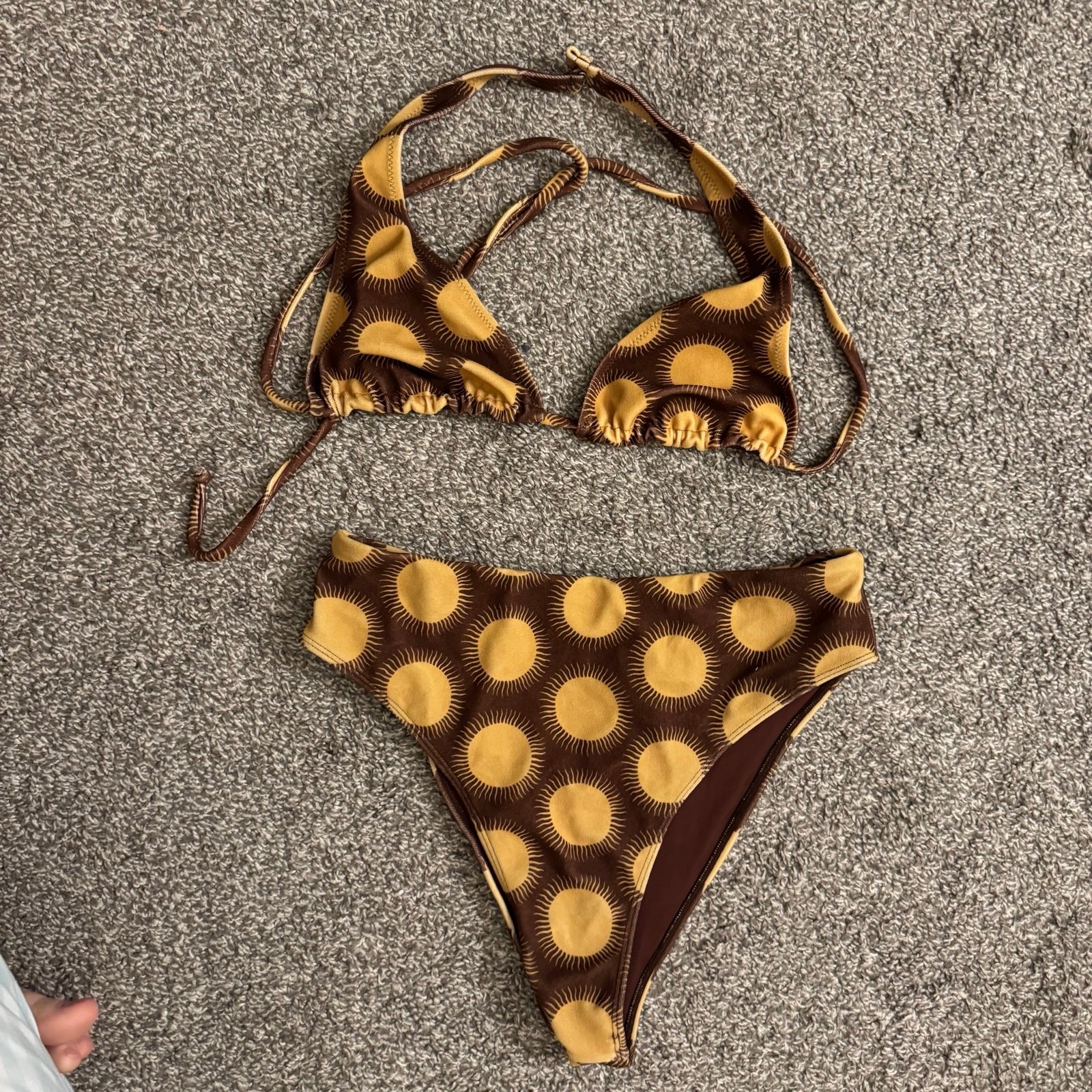 frankie’s bikinis terrycloth set