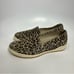 Dansko Odina animal print perforated leather flats size 39