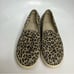 Dansko Odina animal print perforated leather flats size 39