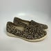 Dansko Odina animal print perforated leather flats size 39