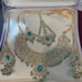 Indian/ Pakistani Bridal faux gold/ stone jewelry set