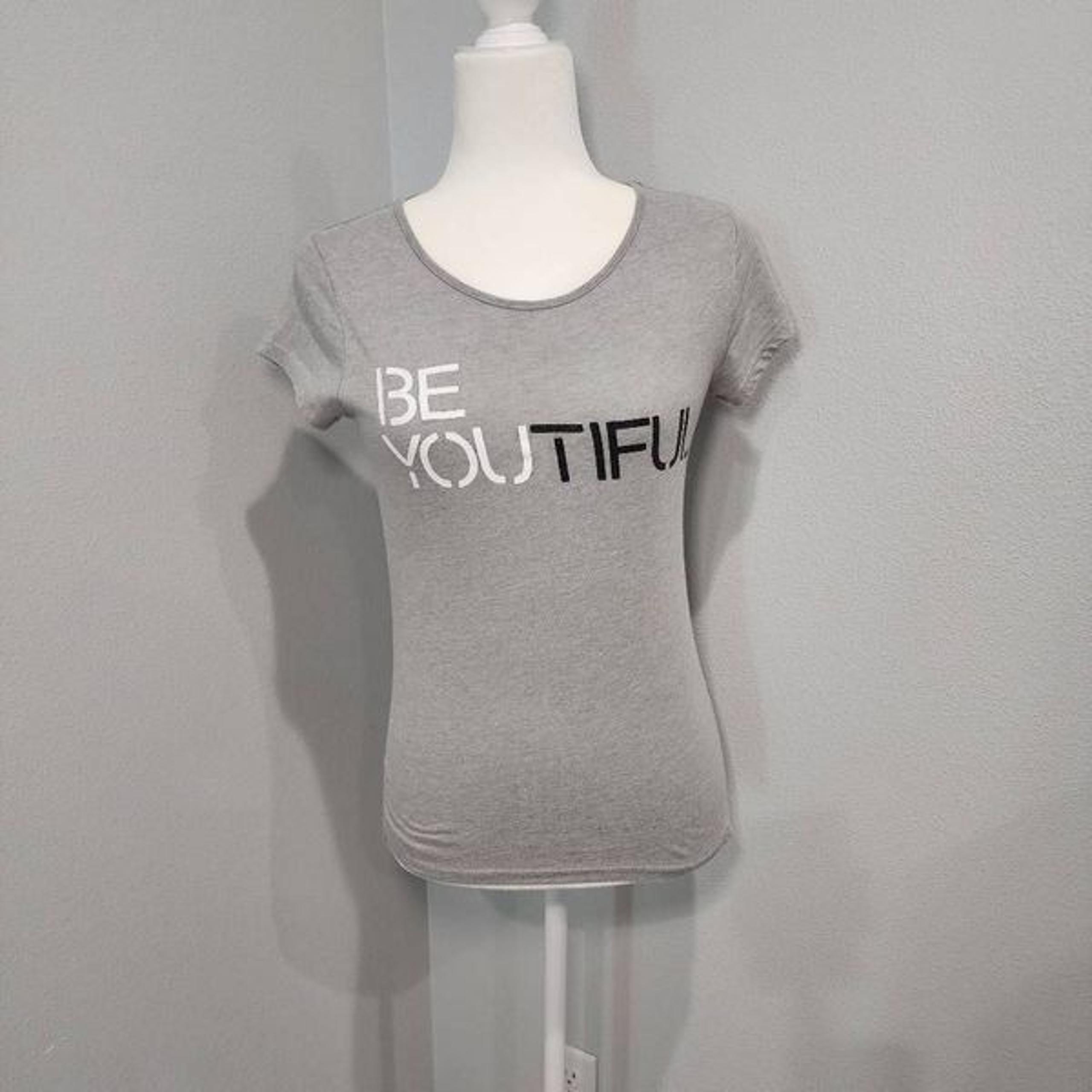 City Street Shirt Sz XL(16) Gray T-Shirt  BE YOU Beautiful Active