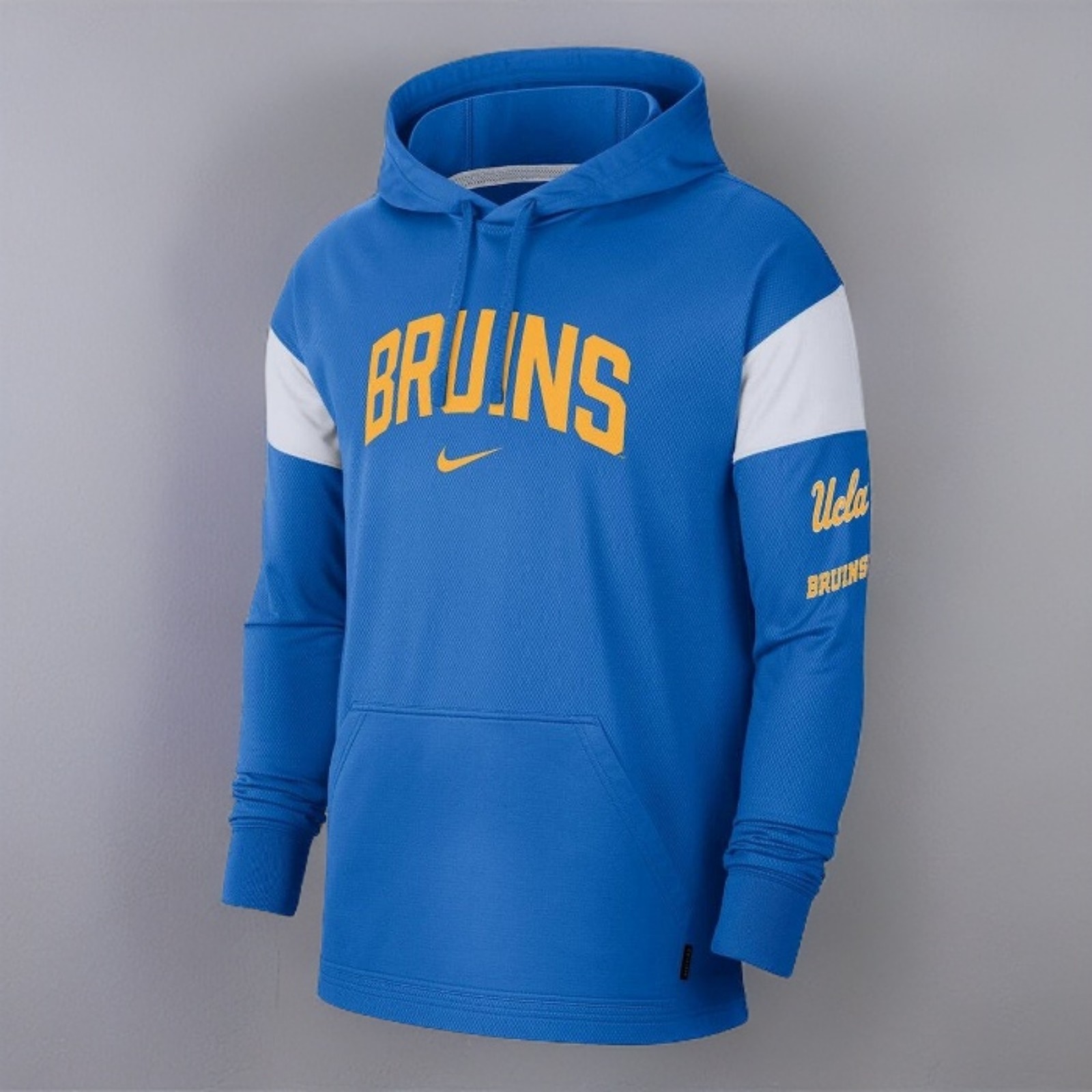 Men's Nike UCLA Bruins Dri-Fit Jersey Performance Pullover Hoodie Size XL NWT