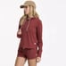 Vuori Halo Essential Hoodie Currant Heather Size Medium VW226