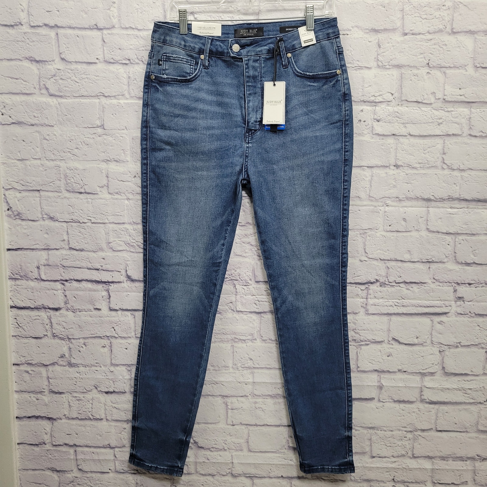 NWT Judy Blue Skinny Fit Jeans 13/31 High Waist Tummy Moisture Control Curvy