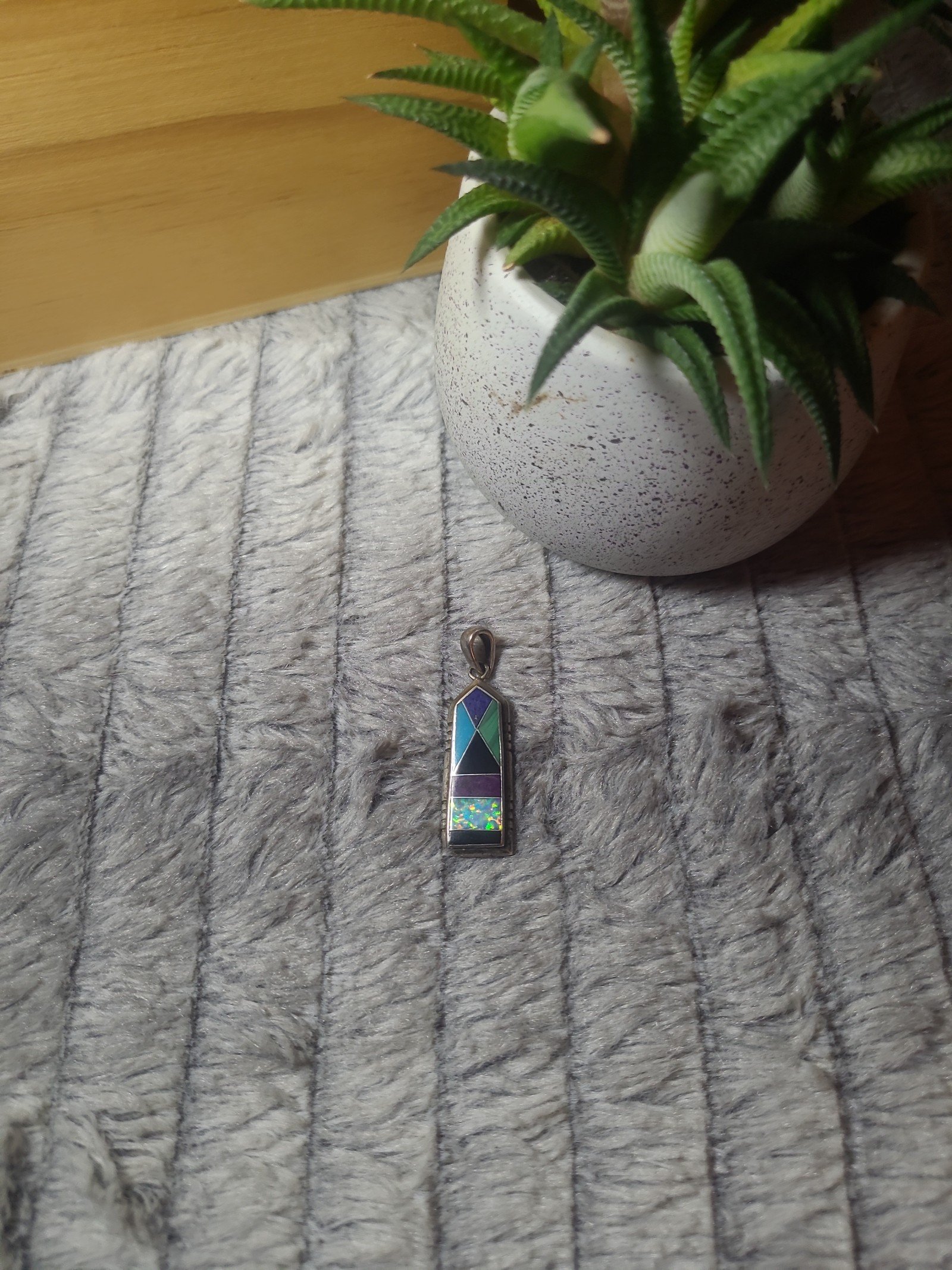 Genuine silver pendant