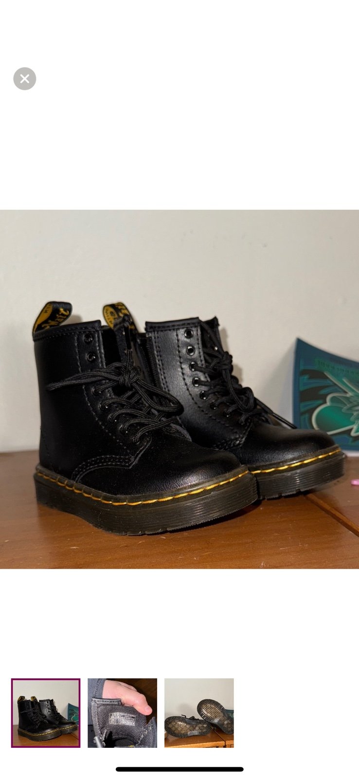 Toddler doc Martens size 8