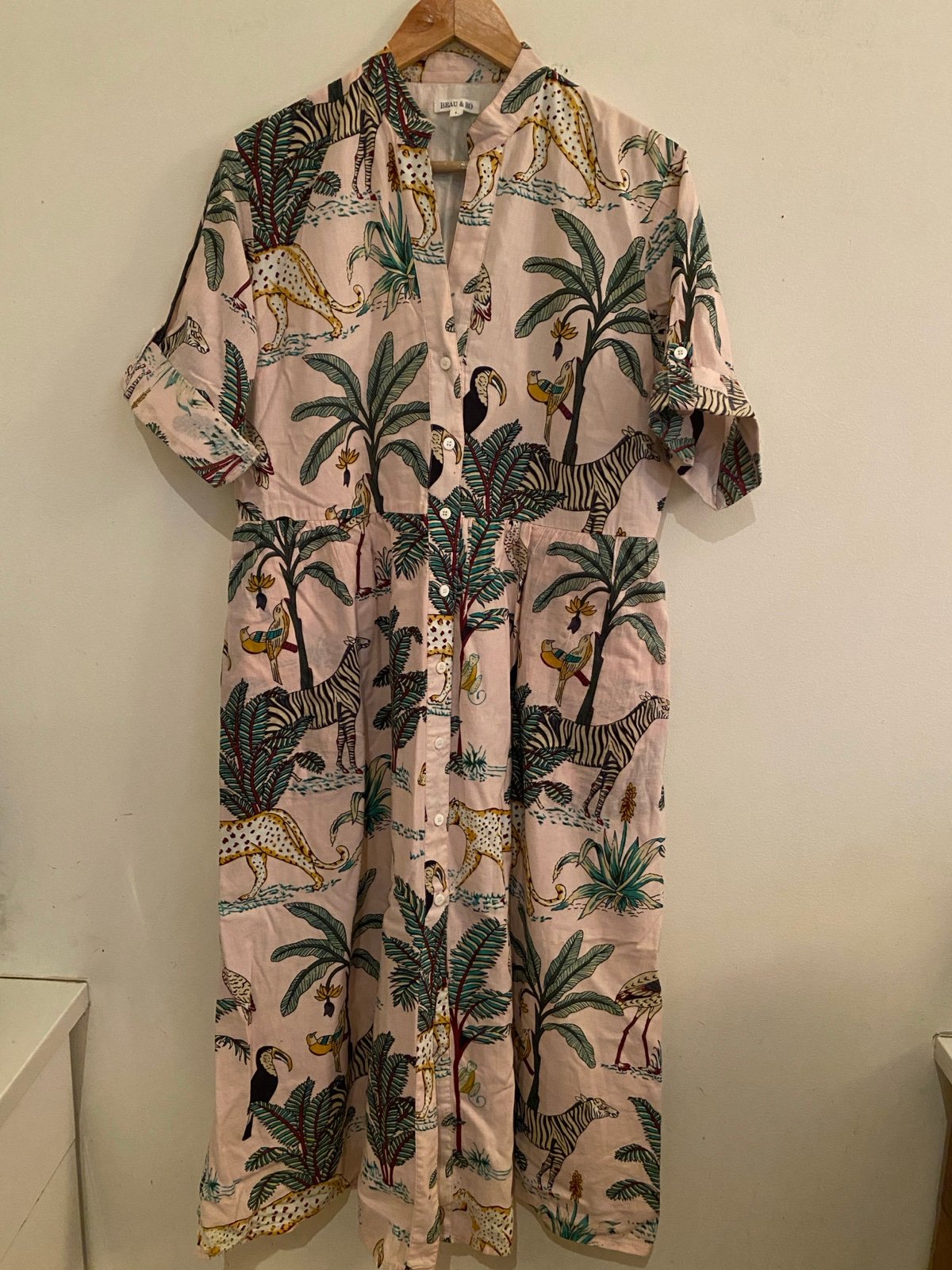 Beau and Ro Tropical Cotton Dress