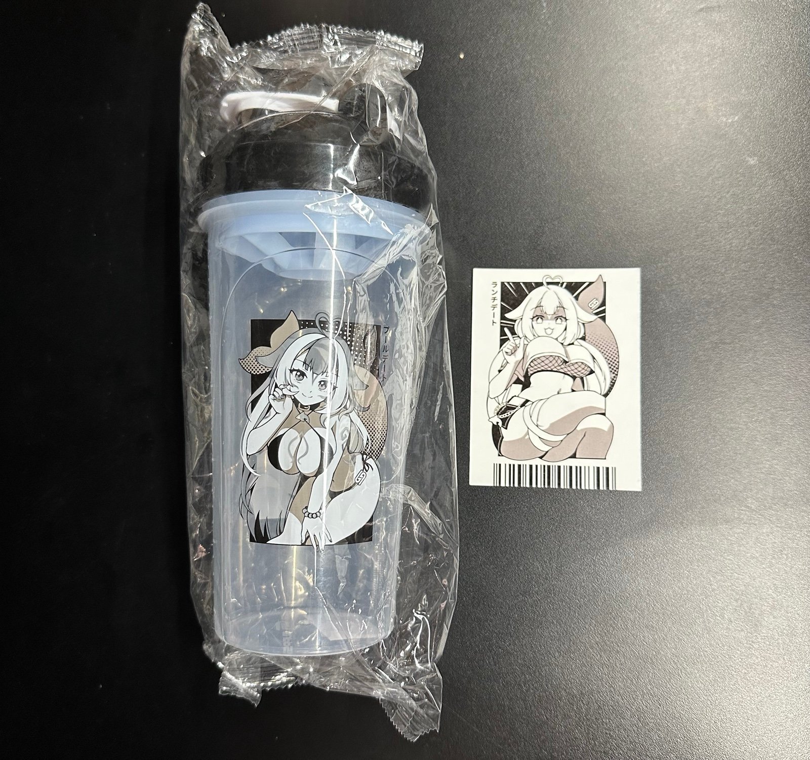 Gamersupps Waifu Cups X Shylily: Double Date Shaker Cup and Sticker