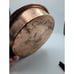 Antique Hammered Copper Baking Pan, c.1880’s, Rivited Brass Ring Tin Lined 8.5