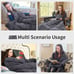 60 x 80 Premium Grey Weighted Blanket 20lbs Reduce Stress Promote Deep Sleep