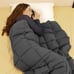 60 x 80 Premium Grey Weighted Blanket 20lbs Reduce Stress Promote Deep Sleep