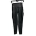 Spanx Moto Black High Rise Faux Leather Pull On Motorcycle Leggings Size Large
