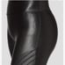 Spanx Moto Black High Rise Faux Leather Pull On Motorcycle Leggings Size Large