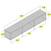 DECOHAUS - Wall Mounted TV Stand & Media Console for TVs up to 80\