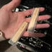 Clarinet with protective case