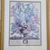 VTG Robert Furber Sept Framed 22x18 Botanical Print 12 Months of Flowers