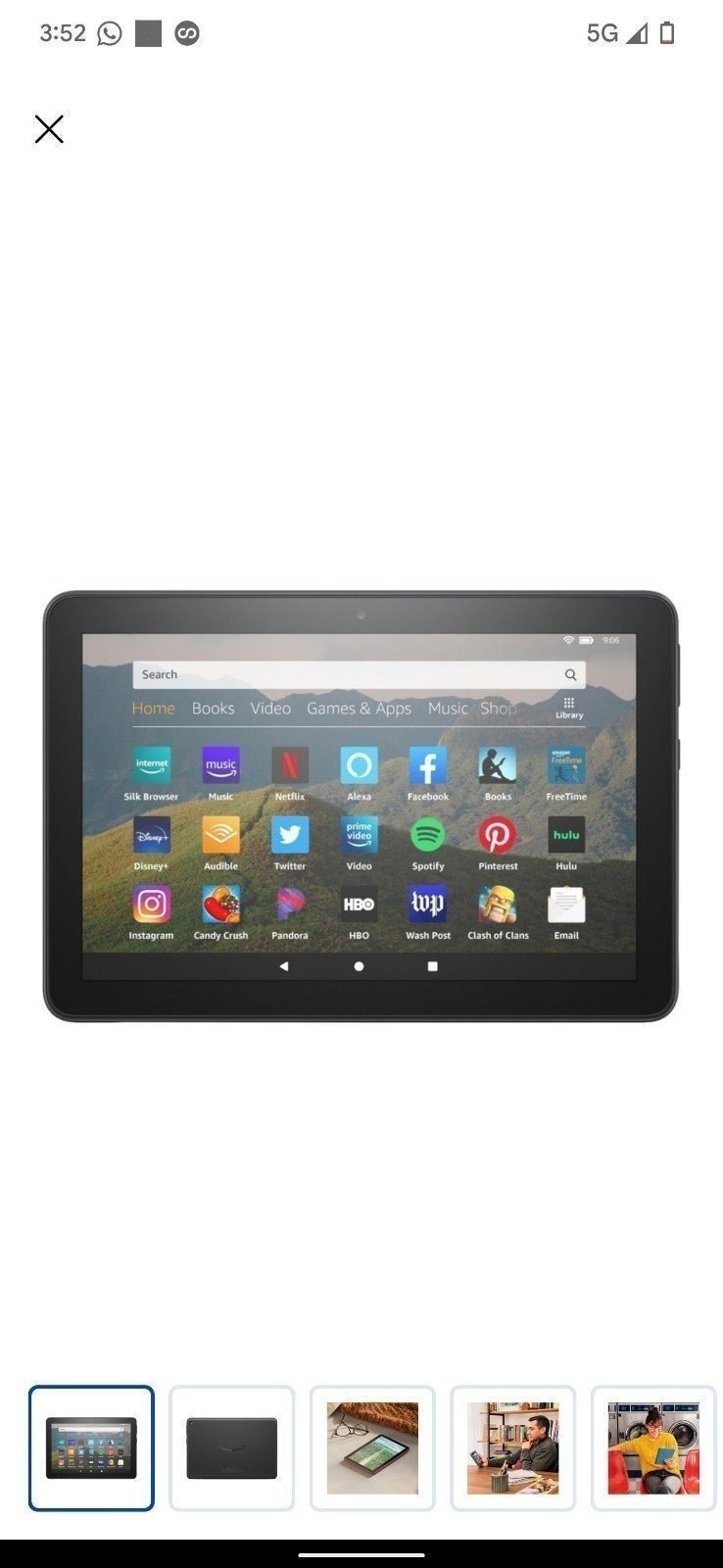 Brand New Amazon Fire hd8 HD 8 Tablet With Alexa 8” Display 32 GB (10th Gen)